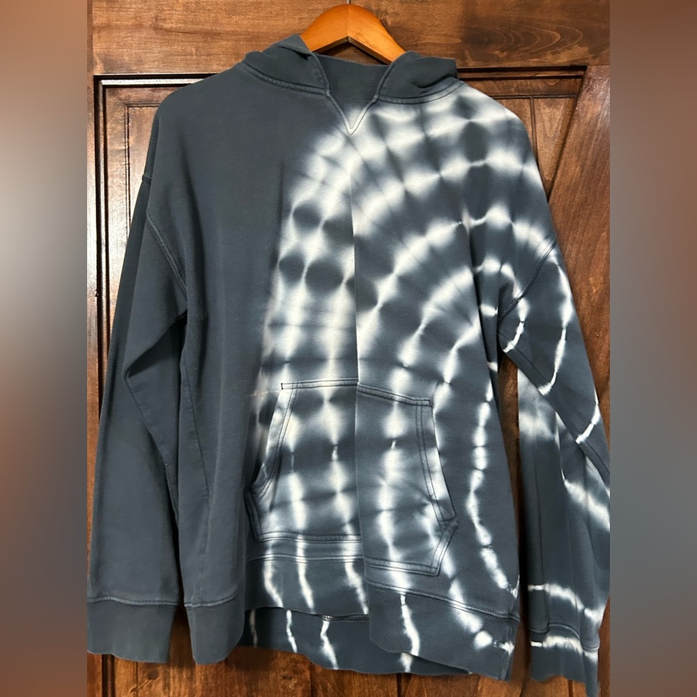 Men's Tie-Dye Hoodie - Gray